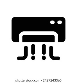 air conditioner icon. vector glyph icon for your website, mobile, presentation, and logo design.