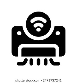 air conditioner icon. vector glyph icon for your website, mobile, presentation, and logo design.