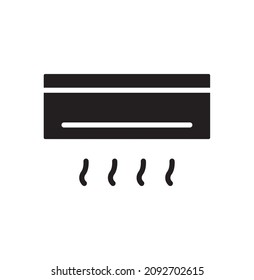 Klimagersymbol. Vektorgrafik-Stil, einzeln auf weißem Hintergrund
