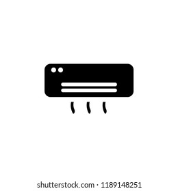 air conditioner icon. air conditioner vector illustration on white background for web and apps.