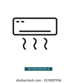 air conditioner icon vector illustration template