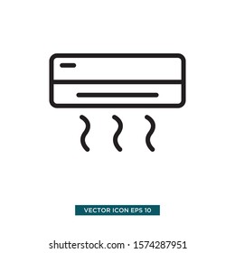 air conditioner icon vector illustration template