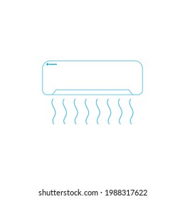 diseño de la plantilla de ilustración del vector del icono de aire acondicionado