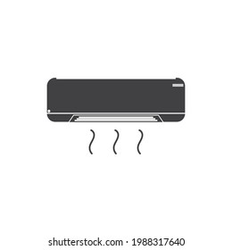air conditioner icon vector illustration template design