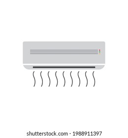 air conditioner icon vector illustration template design