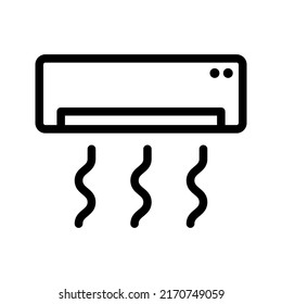 Air Conditioner Icon. vector illustration
