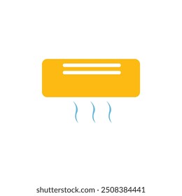 Design de ilustração vetorial de ícone de ar condicionado