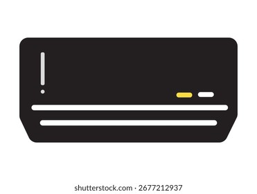 Ilustración vectorial del icono del aire acondicionado para la refrigeración y la HVAC