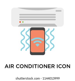 Air conditioner icon vector isolated on white background for your web and mobile app design, Air conditioner logo concept