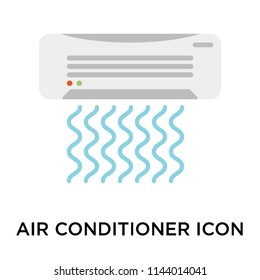 Air conditioner icon vector isolated on white background for your web and mobile app design, Air conditioner logo concept