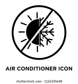 Air conditioner icon vector isolated on white background, Air conditioner transparent sign