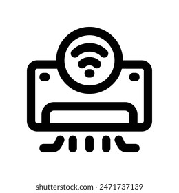 air conditioner icon. vector line icon for your website, mobile, presentation, and logo design.