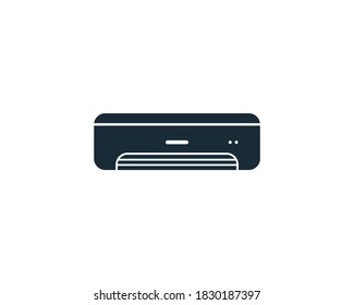 Air Conditioner Icon Vector Logo Template Illustration Design