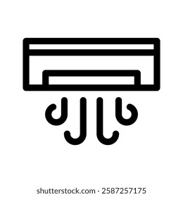 Air Conditioner Icon Vector Symbol Design Illustration