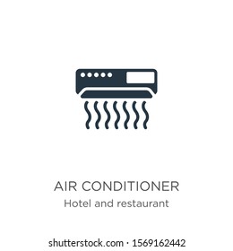 Air conditioner icon vector. Trendy flat air conditioner icon from hotel collection isolated on white background. Vector illustration can be used for web and mobile graphic design, logo, eps10