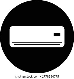 air conditioner ilustration vector icon