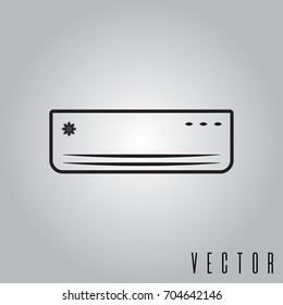 air conditioner isolated icon vector illustration