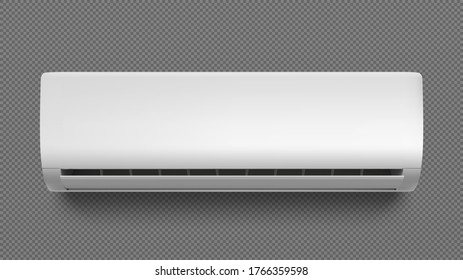 Air conditioner isolated on transparent background. Vector illustration