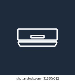 air conditioner line icon