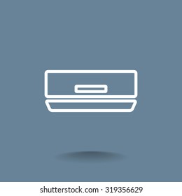air conditioner line icon