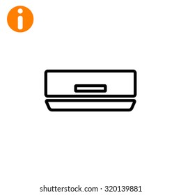 air conditioner line icon