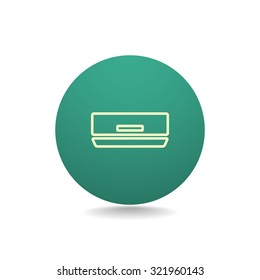 air conditioner line icon