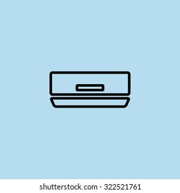 air conditioner line icon