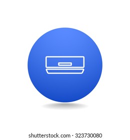 air conditioner line icon