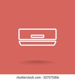 air conditioner line icon