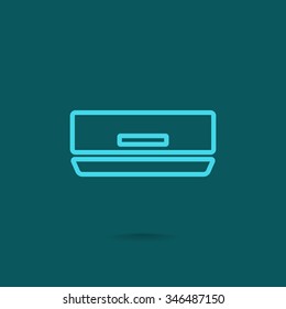 air conditioner line icon
