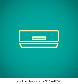 air conditioner line icon