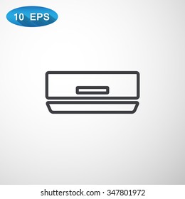 air conditioner line icon