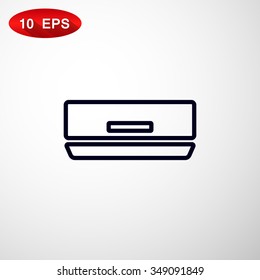 air conditioner line icon