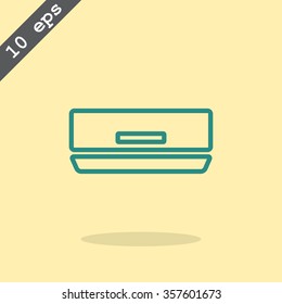 air conditioner line icon