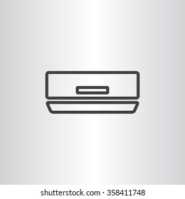 air conditioner line icon