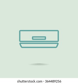 air conditioner line icon
