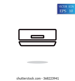 air conditioner line icon