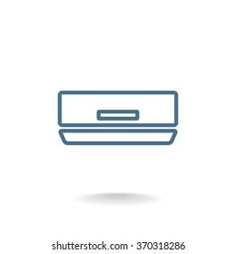 air conditioner line icon