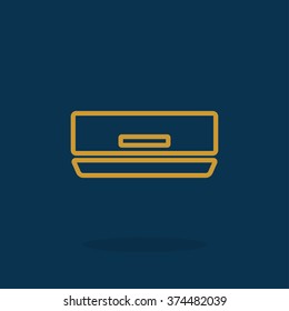 air conditioner line icon