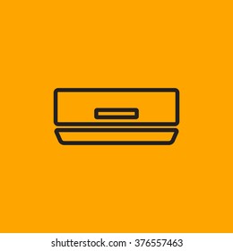 air conditioner line icon