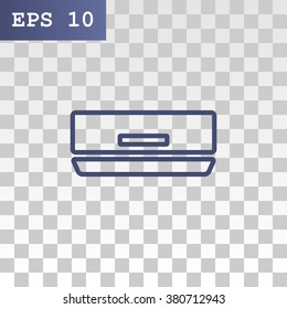 air conditioner line icon