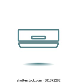air conditioner line icon