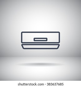 air conditioner line icon