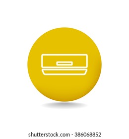 air conditioner line icon