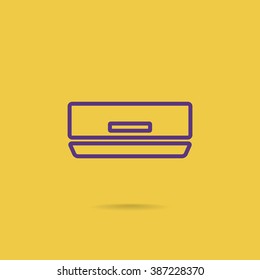 air conditioner line icon