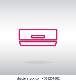 air conditioner line icon