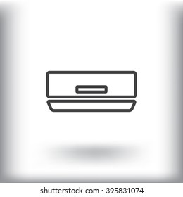 air conditioner line icon