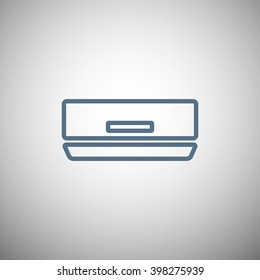 air conditioner line icon