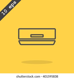 air conditioner line icon