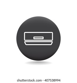 air conditioner line icon